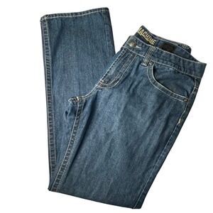 Machine Custom Co. Men's Jeans‎ Size 34 Slim Straight Dark Wash Denim